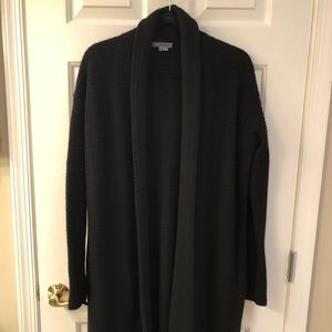 Vince Wool/Yak Black Cardigan Sweater Womens Sz S